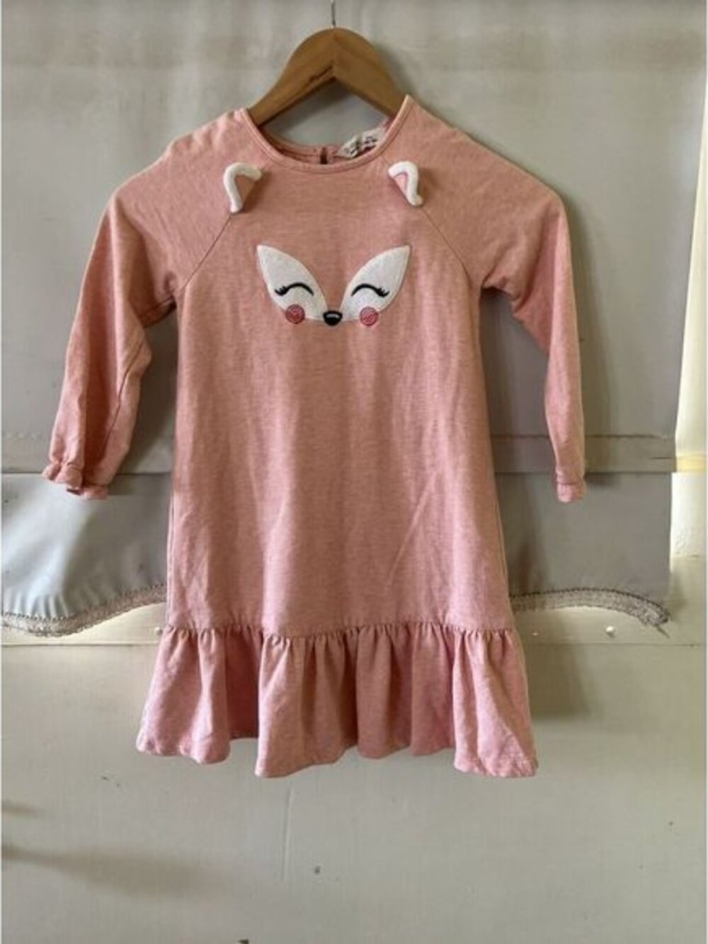 Beebay Adorable Fox‎ Dress Long Sleeve 6 Years 387
